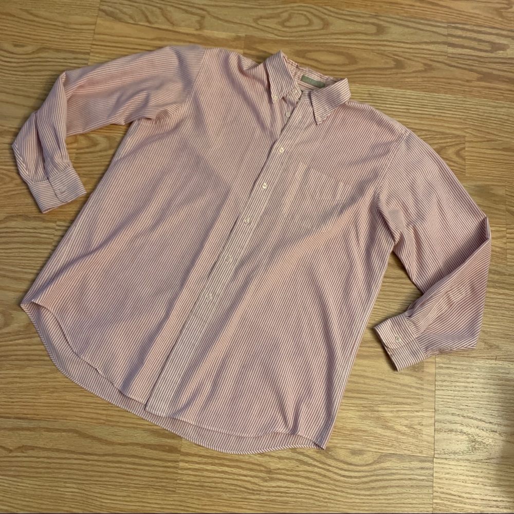 CHRISTOPHER HAYES Striped Button Down